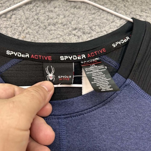 Spyder Active T-Shirt Mens  Size Large Tee Shirt Workout Gym Shirt - Picture 6 of 9